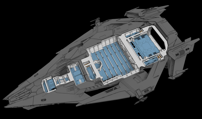 File:Galaxy 3D Concept with Lower deck cutout - Isometric.png